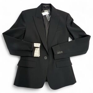 NWT Theory Gabe B 2 Urban Black Slim Tailored Suit  Blazer Size 2